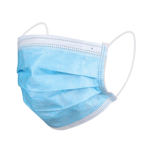 Picture of Blue Disposable Face Masks -3PLY - 50PCS