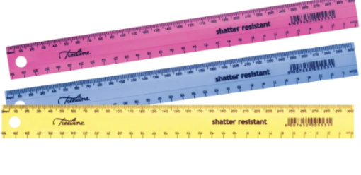 Picture of Plastic Ruler Assorted 30cm - V/RUL053