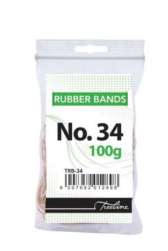 Picture of Rubber Bands No.34 - 100g - VRB34