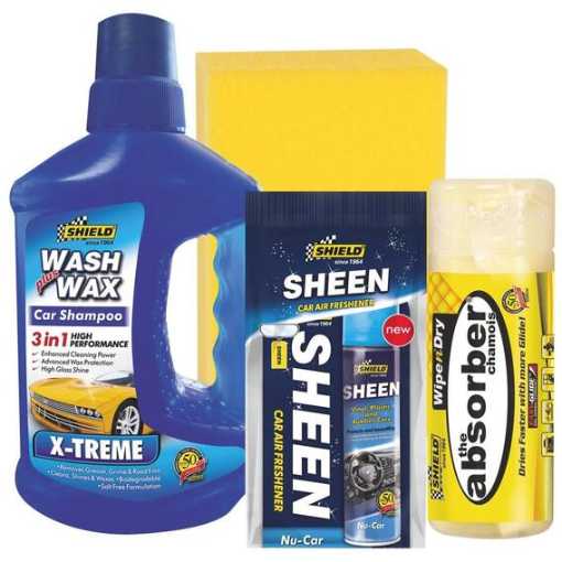Picture of Shield Wash & Wax Cleaning Pack 4pc
