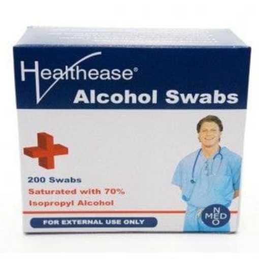 Picture of Healthease Alcohol Swabs (Pack of 200)