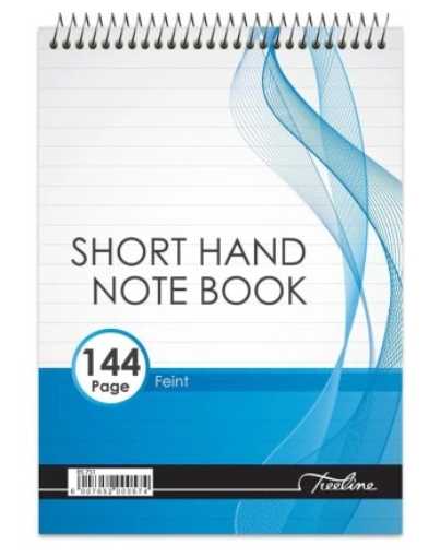 Picture of Book Note On Shorthand A5 140Pg