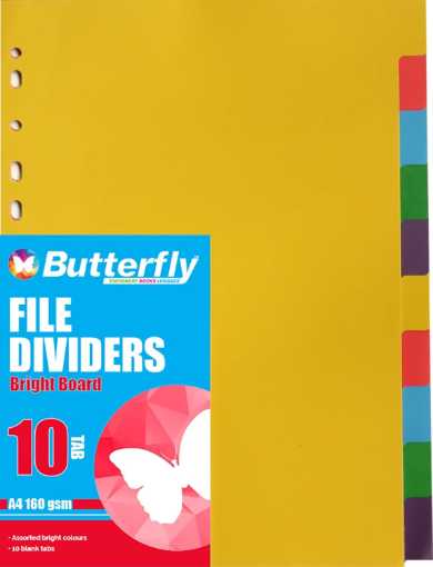 Picture of Divider Board A4 10Div Rbw