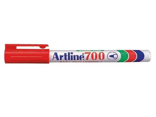 Picture of Marker Permanent Artline 700 Fine Red