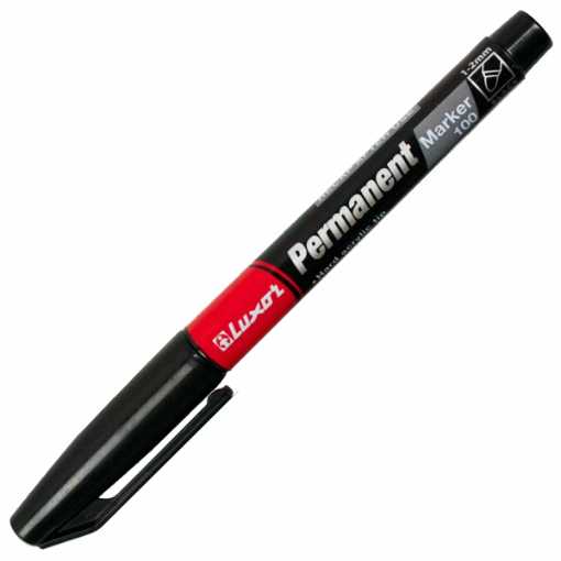 Picture of Marker Permanent Luxor 100 Fine Blk