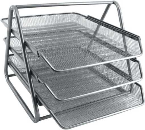 Picture of Tray Letter Wmesh Blk 3Tier