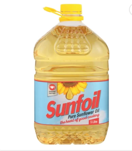 Picture of Sunfoil Pure Sunflower Oil Plastic Bottle  (5 L)