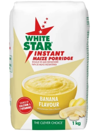 Picture of White Star Instant Porridge 1KG Banana