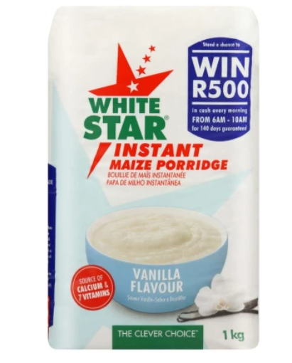 Picture of White Star Instant Porridge 1KG Vanilla