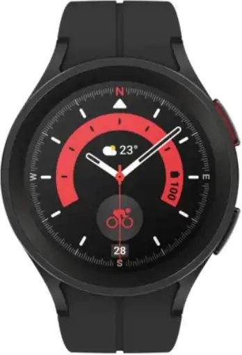 Picture of Samsung Galaxy Watch 5 Pro Smartwatch  (Black Titanium Strap, 45mm)